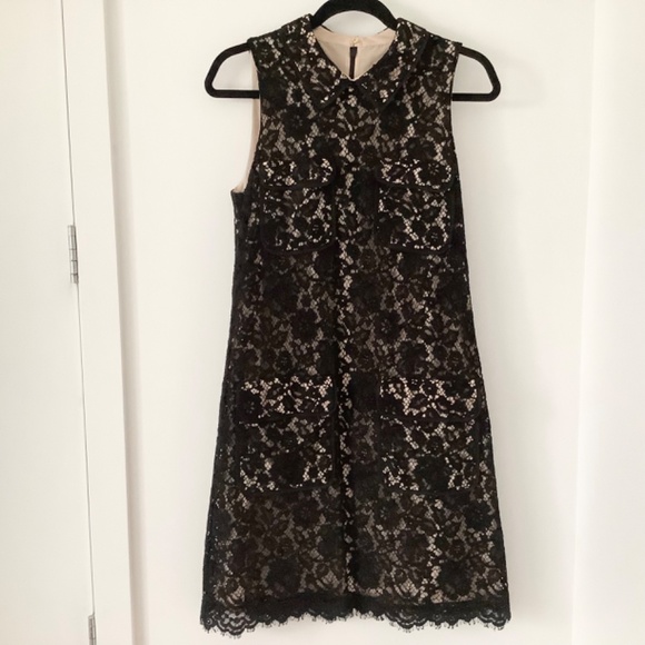 J.Crew black lace dress size 6 - Picture 3 of 14